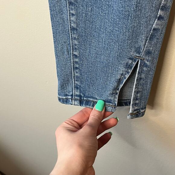 Loft Light Wash High Rise Skinny Ankle Jean Size 6 - Picture 13 of 14